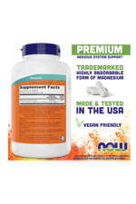 Now Foods Magnezyum Glycinate Bisglycinate) (Albion™) 240 Tablets.