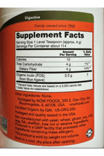 NOW Foods (Özelsporcugıdaların'dan !!) Organic Inulin Prebiotic Pure Powder 454gr.Orj Usa.44.