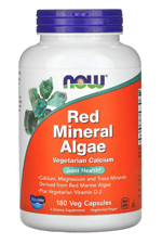 NOW Foods Red Mineral Algae 180 Veg Capsul.Abd Menşei.43.