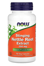 NOW Foods  Stinging Nettle Root Extract 250mg 90 Veg Capsul.