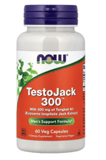 NOW Foods, TestoJack 300™, 300 mg, 60 Veg Capsules.