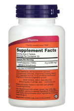Now Foods, TMG, 1,000 mg, 100 Tablets.Usa Menşei 43.