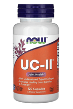 NOW Foods, UC-II® Joint Health with Undenatured Type II Collagen, 120 Capsules.Abd.