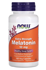 NOW Mela/tonin 10mg  100 Veg Capsul.Usa Menşei.38.