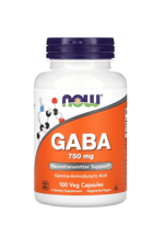 NOW Sport GABA  750mg  100  Veg Capsul.Ozelsporcugıdalarından Usa Menşei.40.