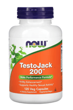 NOW TestoJack  200 Natural Test Booster 120 Veg Capsul.Abd Menşei.61.