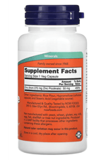 NOW Zinc PİCOLİNATE 50mg  (120 Vegie Capsul). ABD Menşei 38.