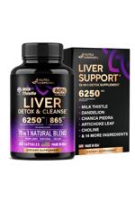 NUTRAHARMONY Liver Cleanse Detox & Repair - Milk Thistle Dandelion Artichoke TUDCA Glutathione & N.A.C - 80% Silymarin - Vegan - Made in USA 60 Capsules.49.