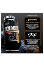 Nutrex  Anabol Ripped Anabolic Muscle Builder for Men, 2-in-1 Muscle Builder and Shredding Supplement, 60 Capsul.Made ın Usa.3843