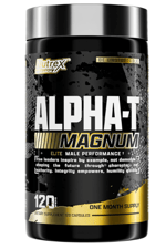Nutrex Research Alpha-T Magnum Test 120 Capsul  Tonkat Ali, Fadogia Agrestis, Shilajit and Asvaganda  Muscle Builder for Strength, Growth  Hormone Balance.Made In Usa.
