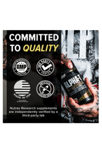 Nutrex Research Alpha-T Magnum Test 120 Capsul  Tonkat Ali, Fadogia Agrestis, Shilajit and Asvaganda  Muscle Builder for Strength, Growth  Hormone Balance.Made In Usa.