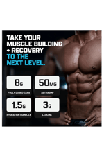 Nutrex Research EAA Hydration  EAAs + BCAA Powder  Muscle Recovery, Strength, Muscle Building, Endurance  8G Essential Amino Acids + Electrolytes  30 Servings