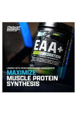 Nutrex Research EAA Hydration  EAAs + BCAA Powder  Muscle Recovery, Strength, Muscle Building, Endurance  8G Essential Amino Acids + Electrolytes  30 Servings