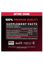 Nutrex Research NIOX Extreme Pumps NO3-T Arginine Nitrat with Vitamin C and AstraGin - Pump, Vascularity 90 Capsul.Usa Menşei.