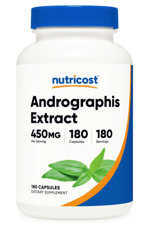 Nutricost Andrographis Extract 450mg 180 Vege Capsul.Abd Menşei.