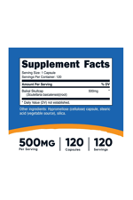 Nutricost Baikal Skullcap 500mg 120 Vegetarian Capsul.Abd Menşei.34.