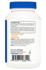 Nutricost Beta-Alanine Capsules 3400mg, 120 Caps (30 Serv).