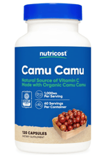 Nutricost Camu Camu 1000mg, 120 Capsules.Abd Menşei.