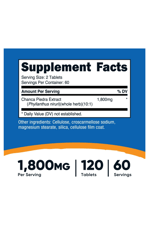Nutricost Chanca Piedra Extract - Stone Breaker - 120 Tablets, 1800mg.Abd Menşei.36.
