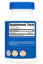 Nutricost CoQ10 100mg,  120 Vegei Capsules High Absorption Coenzyme Q10.