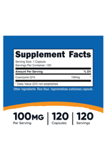 Nutricost CoQ10 100mg,  120 Vegei Capsules High Absorption Coenzyme Q10.