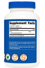Nutricost DHEA 25mg, 240 Capsules..Abd Menşei.