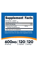 Nutricost Goldenseal Root 600mg, 120 Capsul..Abd Menşei.38.