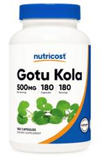 Nutricost Gotu Kola 500 MG, 180 Capsules.Abd Menşei.