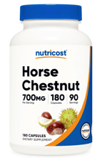 Nutricost Horse Chestnut Extract 700 MG Per Serving, 180 Capsules.