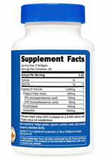 Nutricost Krill Oil 1000mg, 60 Softgels - Omega-3 EPA-DHA Krill Oil Supplement, with Superbakrill.Abd Menşei.