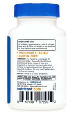 Nutricost Krill Oil 1000mg, 60 Softgels - Omega-3 EPA-DHA Krill Oil Supplement, with Superbakrill.Abd Menşei.