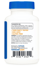 Nutricost Lumbrokinase Capsules 150 mg (120 Capsules) Abd Menşei.