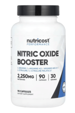 Nutricost Nitrik Oxıde Booster 2250mg, 90 Capsules - 750mg Per Casules.