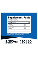 Nutricost Nitrik Oxıde Booster  2250mg, 180 Capsules.