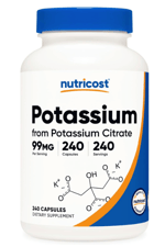 Nutricost Potassium Citrate 99mg, 240 Capsul.Abd Menşei.34.