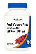 Nutricost, Red Yeast Rice With CoQ10, 1,300 mg, 120 Capsules (650 mg per Capsule).38.
