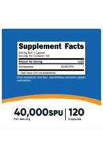 Nutricost Serrapeptase 40,000 SPU, 120 Capsules.36.