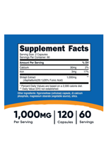 Nutricost Shilajit  (1,000 mg Shilajit Per Serving), 120 Capsul..ABD MENŞEİ.37.