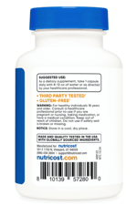 Nutricost Sulforaphane Glucosinolate (SGS) (120 Capsules) - 50 mg Broccoli Seed Extract Per Serving.