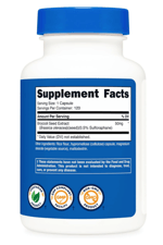 Nutricost Sulforaphane Glucosinolate (SGS) (120 Capsules) - 50 mg Broccoli Seed Extract Per Serving.