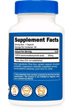 Nutricost Tudca 250mg, 30 Capsul. Usa Version.39.