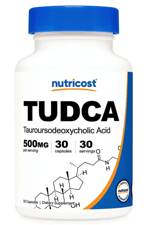 Nutricost Tudca 500mg, 30 Capsul.USA Menşei.48.