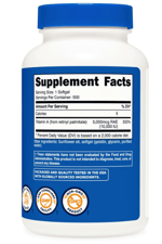 Nutricost Vitamin A  10,000 IU, 500 Softgel Capsules.Abd Menşei.42.