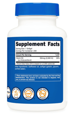 Nutricost Vitamin D3 2000 iu Softgels, 240 Softgels.Abd Menşei.