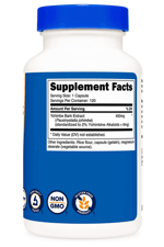 Nutricost  Yohımbe  450mg  -9mg  120 Capsul Abd Menşei.3936