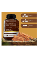 NutriFlair Organic Ceylon Cinnamon (100% Certified Organic Ceylon Cinnamon) 1200mg per Serving, 180 Capsul.USA.