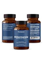 Pendulum Akkermansia Probiotic with Prebiotic Fiber - Increases GLP-1 Production, Delayed Release, Third-Party Tested, 100M AFU Live Strain for Gut Health 30 Capsul. Mde ın Usa.86.