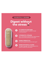 Physician's CHOICE Digestive Enzymes - Multi Enzymes, Organic Prebiotics  Gut Health - Meal Time Discomfort Relief  Bloating - Dual Action Approach - 60 Capsul.43.