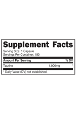PrimaForce Taurine 1000mg  180 Capsul, Non-GMO & Gluten Free..Abd Menşei.4036