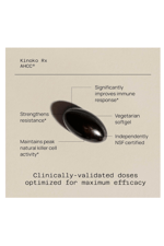 Quality of Life AHCC Kinoko Rx Premium AHCC Immune Support 300mg 60 Softgel.Made ın Usa.